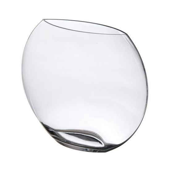 **VASO OVALE VETRO