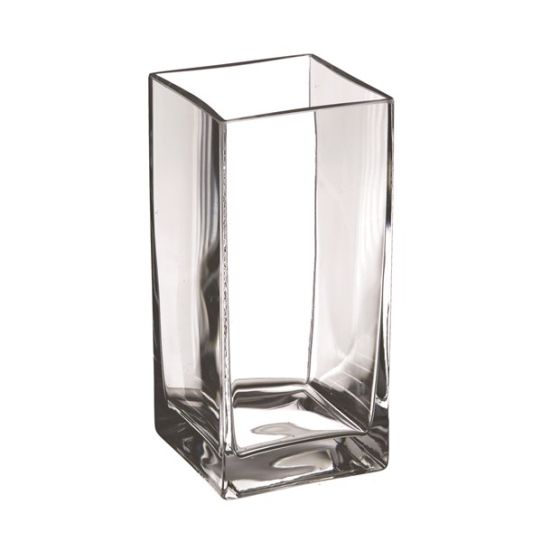 VASO QUADRATO VETRO