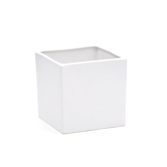 CUBO CERAMICA BIANCO=63-16