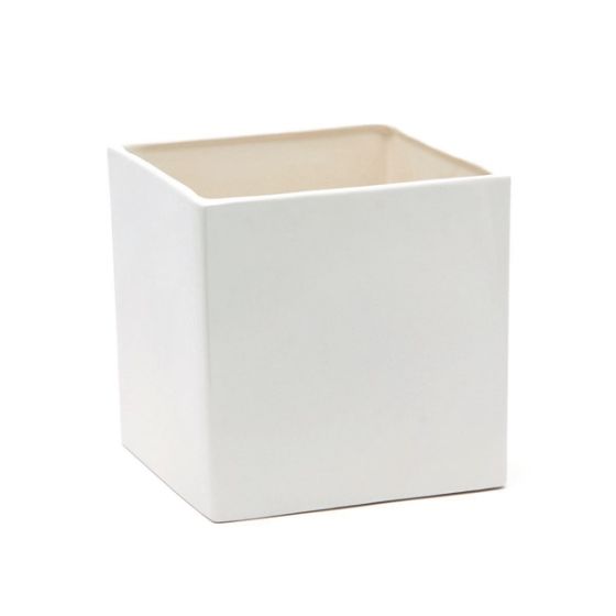 CUBO CERAMICA AVORIO