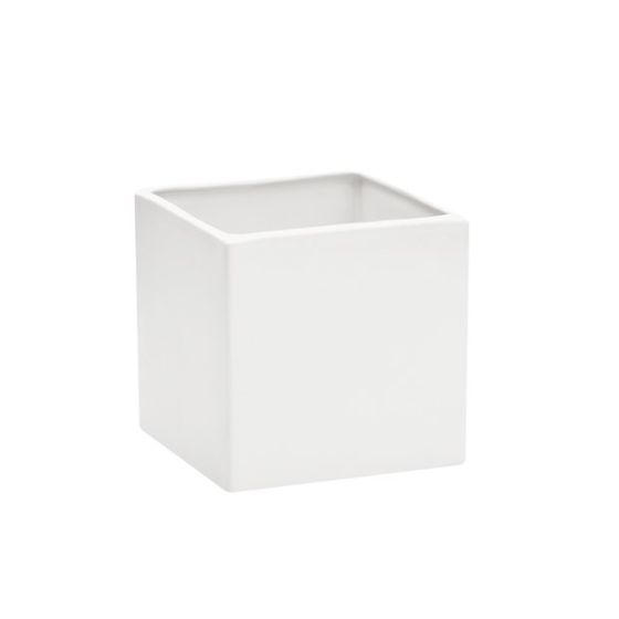 CUBO CERAMICA BIANCO