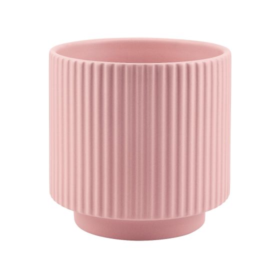CILINDRO RIGATO CERAMICA ROSA
