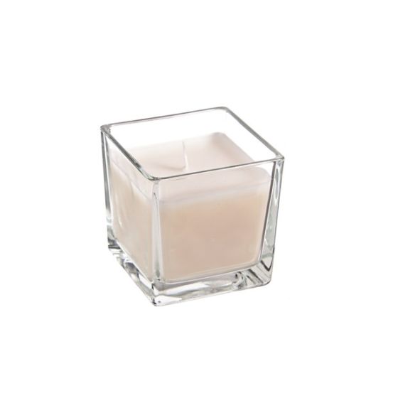 CUBO H60X60 C/CANDELA  AVORIO