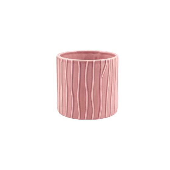 CILINDRO RIGATO CERAMICA ROSA