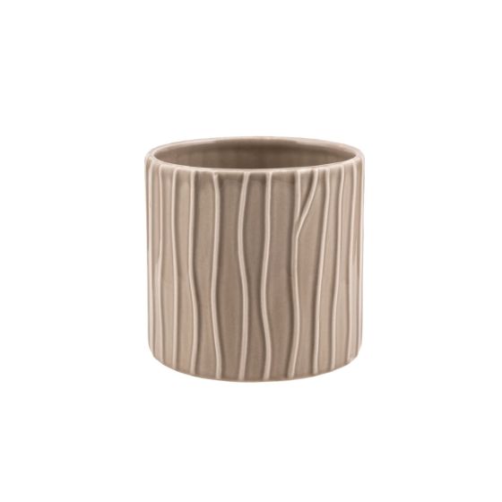 CILINDRO RIGATO CERAMICA TORTORA