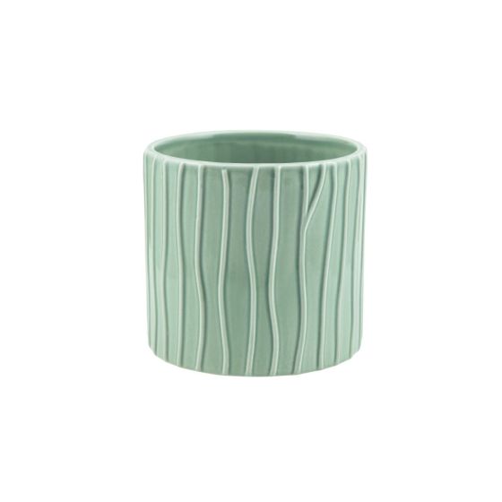 CILINDRO RIGATO CERAMICA VERDE SALV.