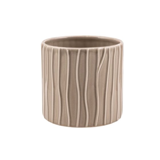 CILINDRO RIGATO CERAMICA TORTORA
