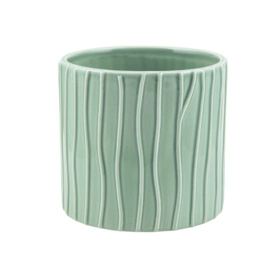 CILINDRO RIGATO CERAMICA VERDE SALV.
