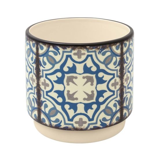 VASO MAIOLICA TOSCANA BLU