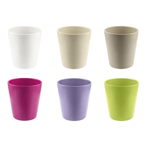 VASO ORCHIDEA LISCIO 6 COLORI ASS.