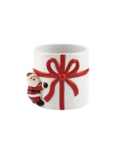 CILINDRO CERAMICA BABBO NATALE