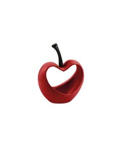 VASO CERAMICA CILIEGIA CUORE ROSSO