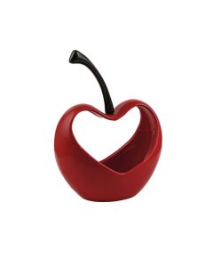 VASO CERAMICA CILIEGIA CUORE ROSSO
