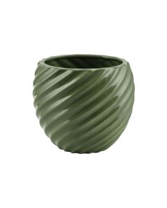 SFERA CERAMICA SPIRALE VERDE