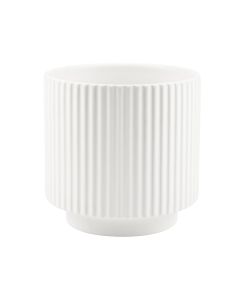 CILINDRO RIGATO CERAMICA BIANCO
