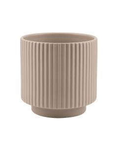 CILINDRO RIGATO CERAMICA TORTORA