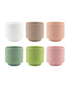 CILINDRO RIGATO CERAMICA COLORI ASS.