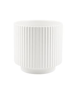 CILINDRO RIGATO CERAMICA BIANCO