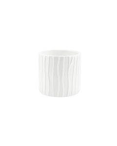 CILINDRO RIGATO CERAMICA BIANCO
