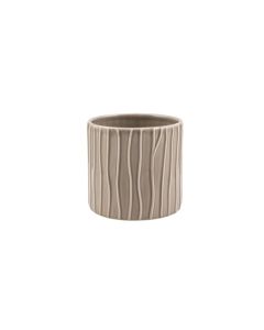 CILINDRO RIGATO CERAMICA TORTORA