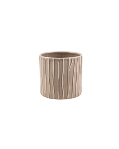 CILINDRO RIGATO CERAMICA TORTORA