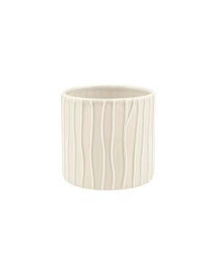 CILINDRO RIGATO CERAMICA AVORIO