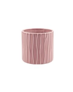 CILINDRO RIGATO CERAMICA ROSA