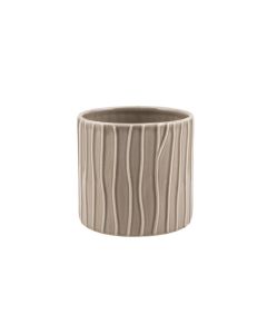 CILINDRO RIGATO CERAMICA TORTORA