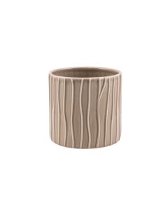 CILINDRO RIGATO CERAMICA TORTORA