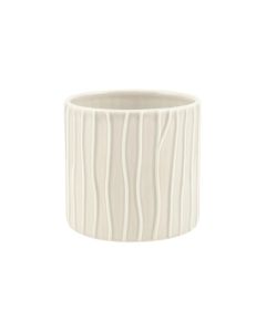 CILINDRO RIGATO CERAMICA AVORIO