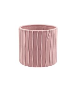 CILINDRO RIGATO CERAMICA ROSA