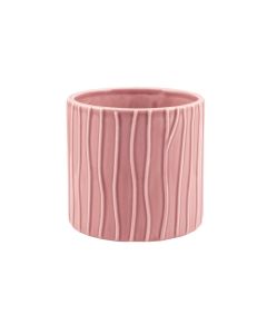 CILINDRO RIGATO CERAMICA ROSA