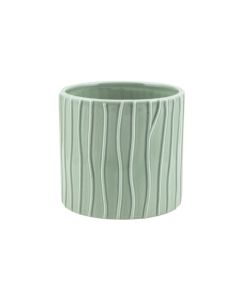 CILINDRO RIGATO CERAMICA VERDE SALV.