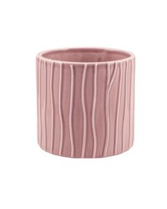 CILINDRO RIGATO CERAMICA ROSA