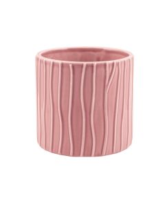 CILINDRO RIGATO CERAMICA ROSA