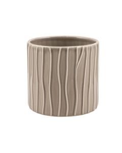CILINDRO RIGATO CERAMICA TORTORA