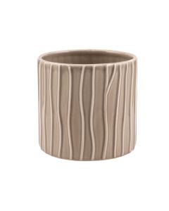 CILINDRO RIGATO CERAMICA TORTORA