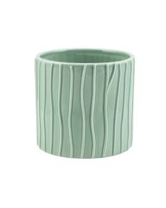 CILINDRO RIGATO CERAMICA VERDE SALV.