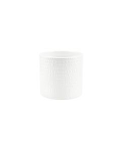 CILINDRO PUNTINATO CERAMICA BIANCO