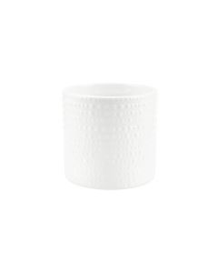 CILINDRO PUNTINATO CERAMICA BIANCO