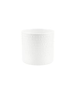 CILINDRO PUNTINATO CERAMICA BIANCO