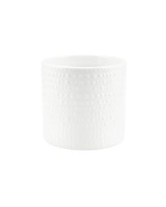 CILINDRO PUNTINATO CERAMICA BIANCO
