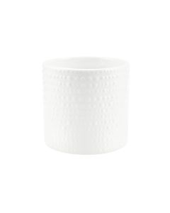 CILINDRO PUNTINATO CERAMICA BIANCO