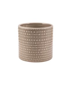 CILINDRO PUNTINATO CERAMICA TORTORA