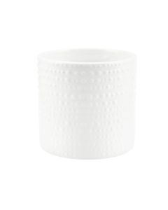 CILINDRO PUNTINATOCERAMICA BIANCO