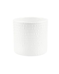 CILINDRO PUNTINATOCERAMICA BIANCO