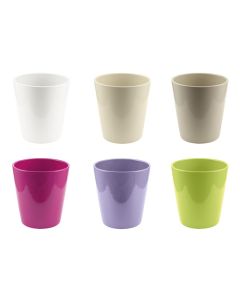 VASO ORCHIDEA LISCIO 6 COLORI ASS.