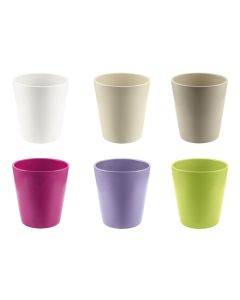 VASO ORCHIDEA LISCIO 6 COLORI ASS.