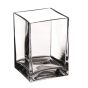 VASO QUADRATO VETRO