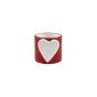 VASO CERAMICA CUORE BIANCO